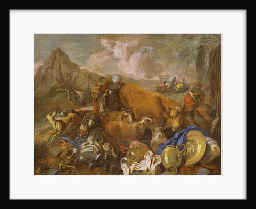 Noah's Sacrifice on Leaving the Ark by Italian School