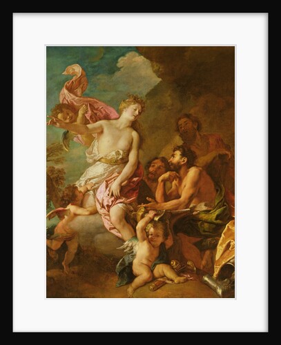 Venus asks Vulcan weapons for Aeneas by Charles de Lafosse
