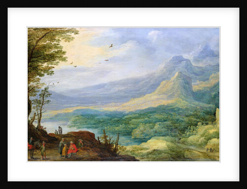 Station on the Road by Joos or Josse de The Younger Momper