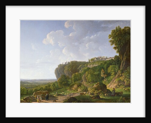 Tivoli and the Roman Campagna along the Appian Way by Jean François Sablet