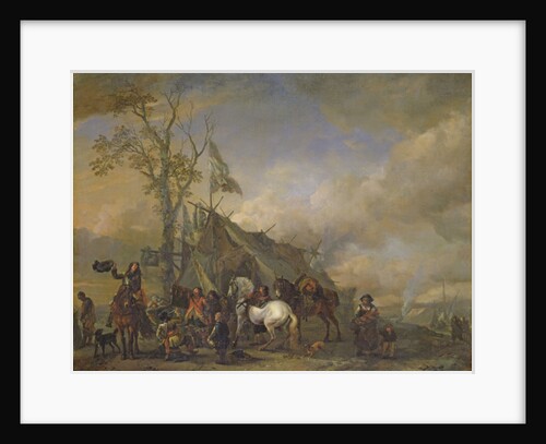 Departure of the Cavalrymen by Philips Wouwermans or Wouwerman