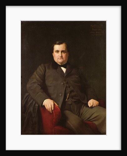 Portrait of Joseph Charles Bonaparte, Prince Napoleon, 1863 by Hippolyte Flandrin
