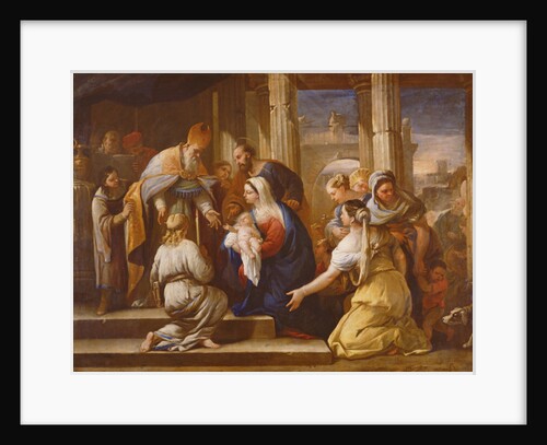 Presentation at the Temple by Luca Giordano