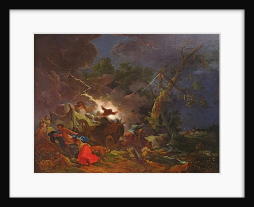 Peasants Surprised by a Storm, c.1770 by Philip James de Loutherbourg