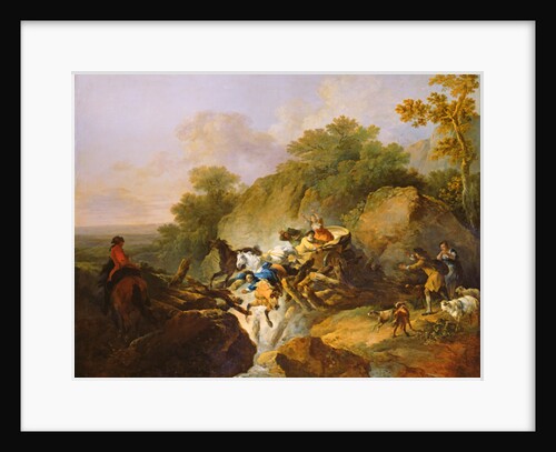 Rupture of a Wooden Bridge, c.1770 by Philip James de Loutherbourg