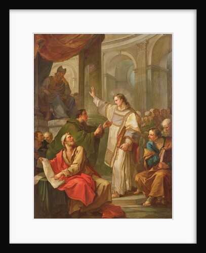 The Sermon of St. Stephen, 1745 by Charles Joseph Natoire