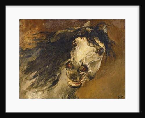 Head of a Horse by Alfred Roll
