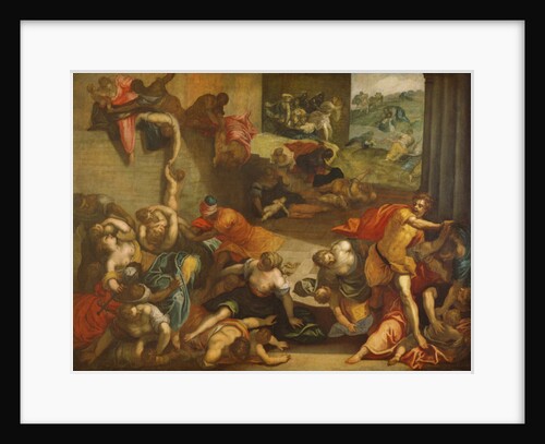 Massacre of the Innocents by Jacopo Robusti (studio of) Tintoretto