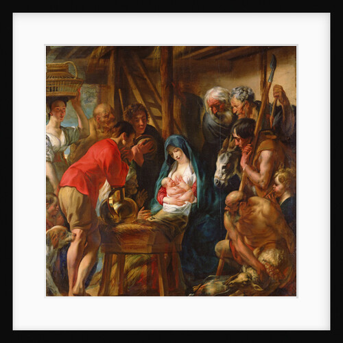 Adoration of the Shepherds by Jacob Jordaens