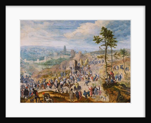 On the Road to Calvary by Flemish School