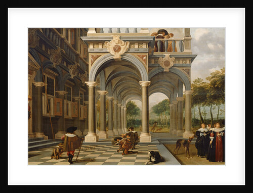 Skittle Players, 1637 by Dirck van Delen