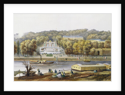 Palace and Park of Saint-Cloud by Isodore Laurent Deroy