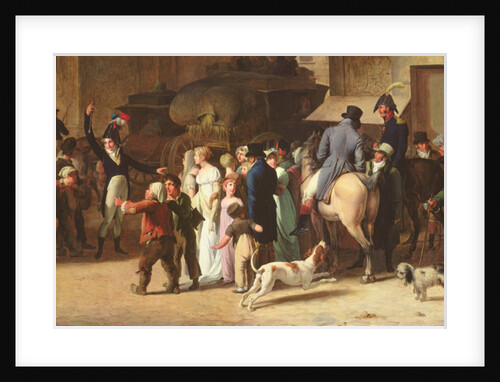 The Conscripts of 1807 Marching Past the Gate of Saint-Denis by Louis Leopold Boilly