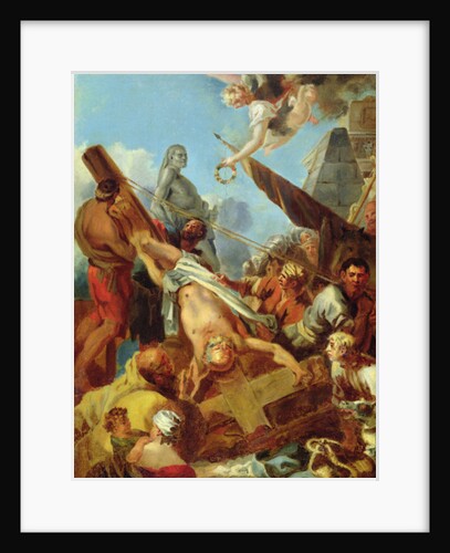 The Crucifixion of Saint Peter by Sebastien Bourdon
