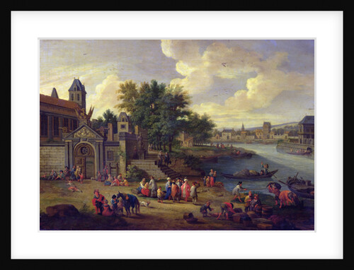 View of the Dockyard, c.1680 by Pieter Bouts