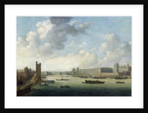 Perspective View of Paris perspective view of Paris from the Barber Bridge downstream by Abraham de Verwer