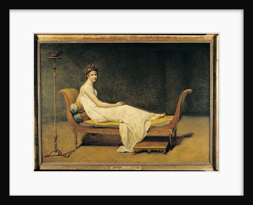 Madame Recamier, 1800 by Jacques Louis David
