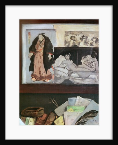 Portrait of Emile Zola, 1868 by Edouard Manet