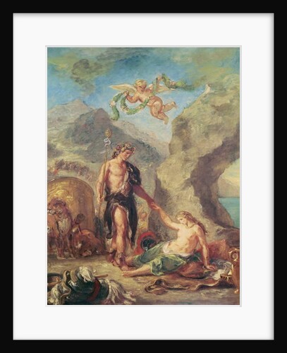 The Four Seasons. Autumn: Bacchus and Ariadne, 1862 by Ferdinand Victor Eugene Delacroix