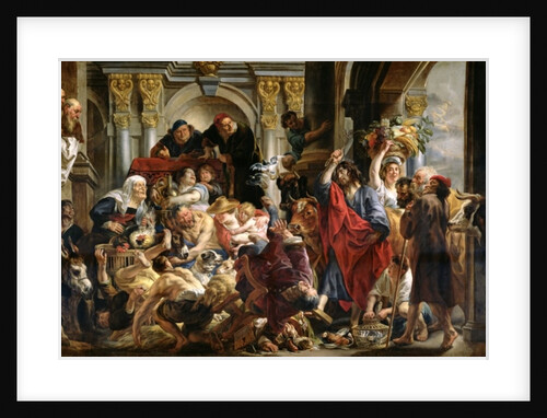 Christ Driving the Merchants from the Temple, 17th century by Jacob Jordaens