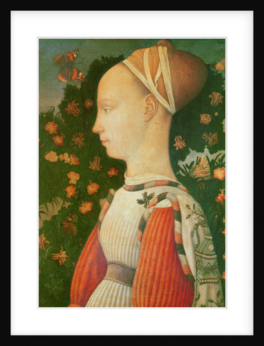 Portrait of Ginevra d'Este, c.1436-38 by Antonio Pisanello