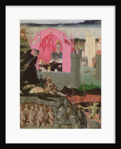 Mass of St Gregory the Great, Moses, resurrection of the dead by Enguerrand Quarton