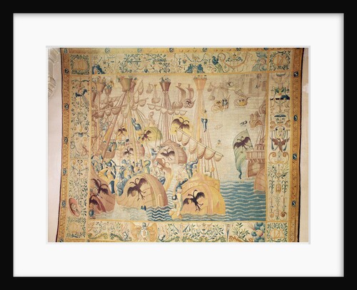 The Battle of Tunis, or Battle of Lepanto by Flemish School