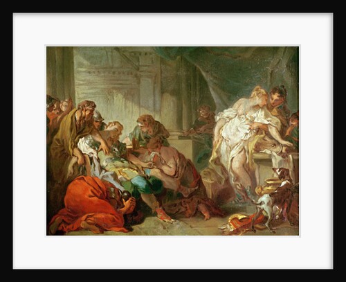 Antiochus and Stratonice by Jean-Honore Fragonard