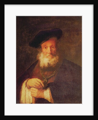 Portrait of an Old Man by Rembrandt Harmensz. van Rijn