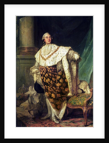 Full-length Portrait of Louis XVI, King of France and Navarre by Joseph Siffred Duplessis