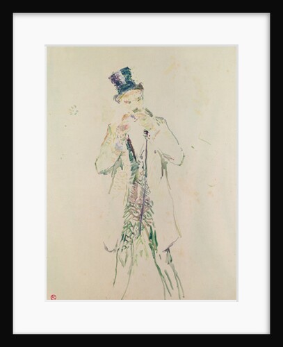 A Standing Gentleman Lighting his Cigar, 1885 by Henri de Toulouse-Lautrec