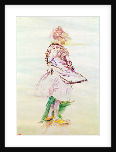 The Profile of a Standing Dancer, 1887 by Henri de Toulouse-Lautrec