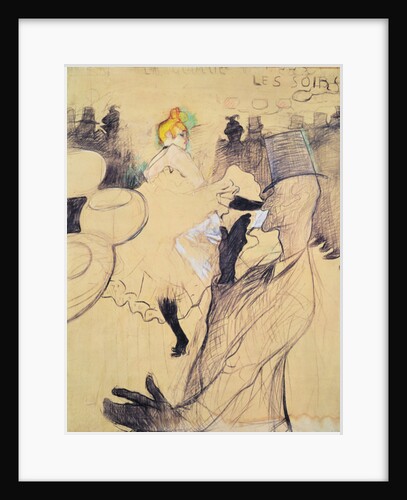 The Moulin-Rouge, The Goulue and Valentin, the Boneless One, 1891 by Henri de Toulouse-Lautrec
