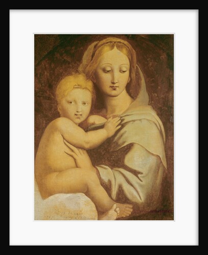 Madonna of the Candelabra by Jean Auguste Dominique Ingres