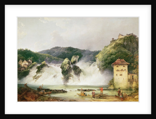 The Rhine Waterfall at Schaffhausen, 1775 by Philip James de Loutherbourg