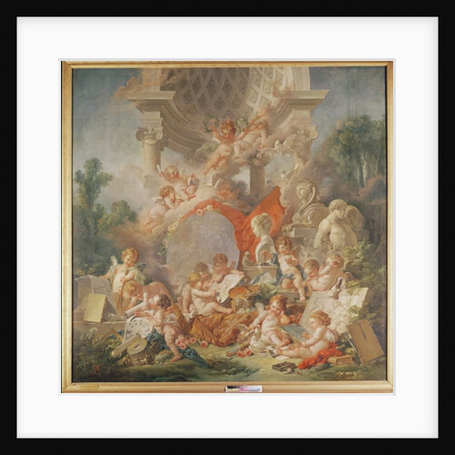 The Meeting of the Arts or The Geniuses of the Arts, 1761 by Francois Boucher