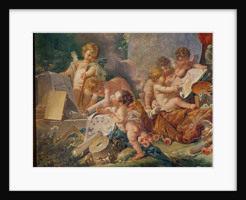 The Meeting of the Arts or The Geniuses of the Arts, 1761 by Francois Boucher