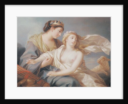 Innocence takes refuge in the arms of Justice by Elisabeth Louise Vigee-Lebrun