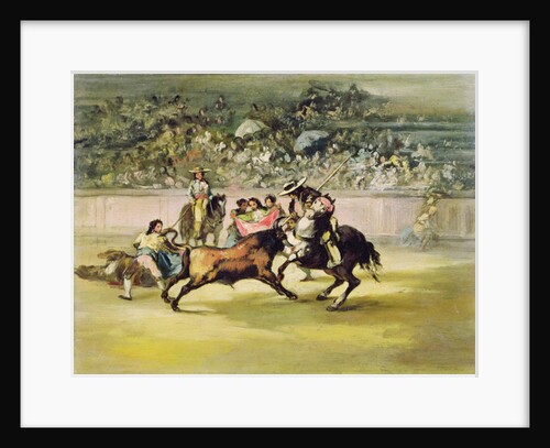 The Courageous Randon fighting a Bull by Francisco Jose de Goya y Lucientes