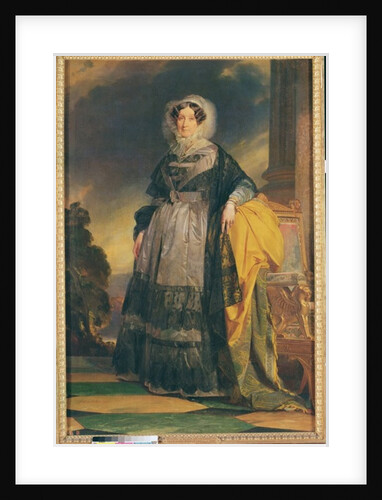 Portrait of Adelaide of Orléans, Mademoiselle de Chartres, known as Madame Adelaide, 1842 by Franz Xaver Winterhalter