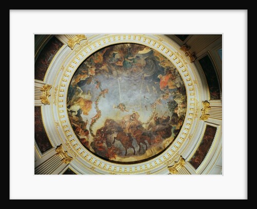 Ceiling depicting the Goddess Aurora by Charles Le Brun