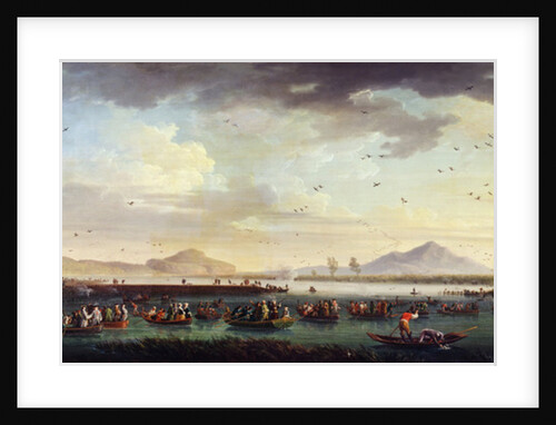 Charles III of Bourbon, King of Sapin and of the Kingdom of Two-Sicilies Duck Hunting at the Patria Lake in 1746, 1749 by Claude Joseph Vernet