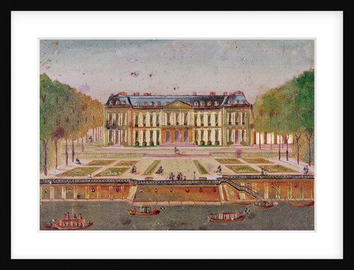 The Chateau de Choisy, park side by Chevalier Chevalier