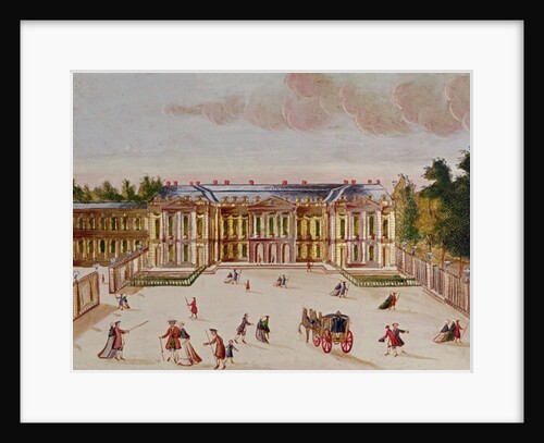 The Chateau de Choisy, courtyard side by Chevalier Chevalier