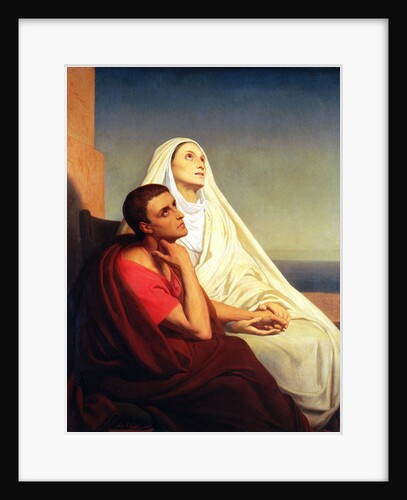 St. Augustine and his mother St. Monica, 1855 by Ary Scheffer