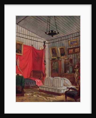 The apartment of Count de Mornay, rue de Verneuil, Paris, 1833 by Ferdinand Victor Eugene Delacroix