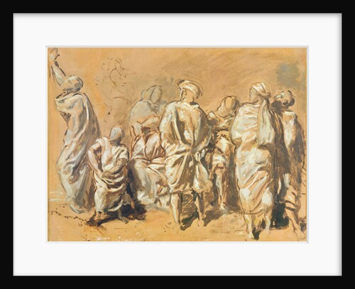 Study for the Descent from the Cross for the Church of Saint-Philippe-du-Roule: the Jews by Theodore Chasseriau