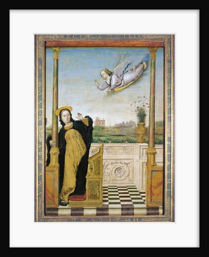Triptych, central panel: the Annunciation by Carlo Braccesco