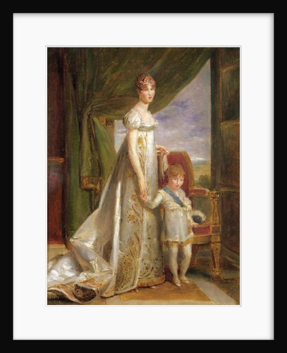 Hortense-Eugénie de Beauharnais, Queen of Holland and her son Charles Napoléon Bonaparte, 1806 by Francois Pascal Simon Baron Gerard