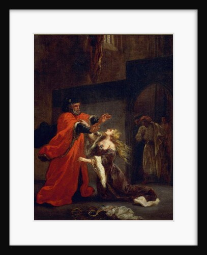 Othello, Act I, Scene 3: Desdemona at the feet of her father, 1852 by Ferdinand Victor Eugene Delacroix